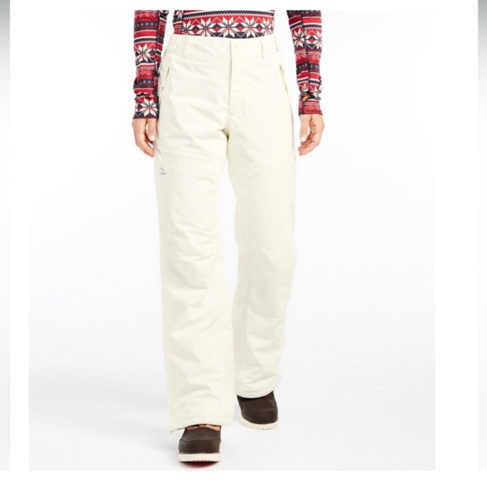 White ski pants! Worn once!